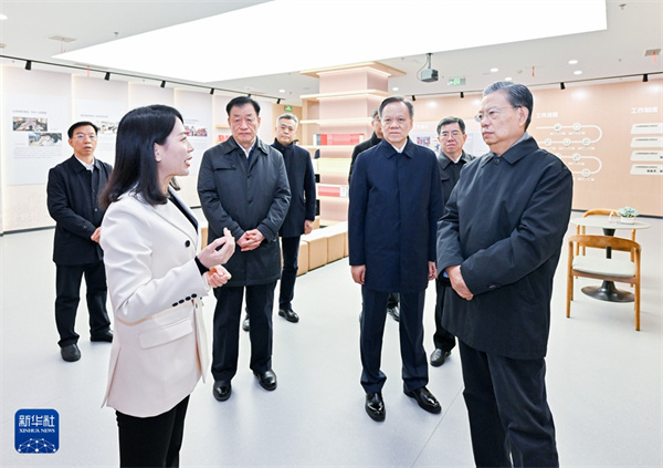  趙樂際在天津調(diào)研 就全國人大常委會工作報告稿征求意見